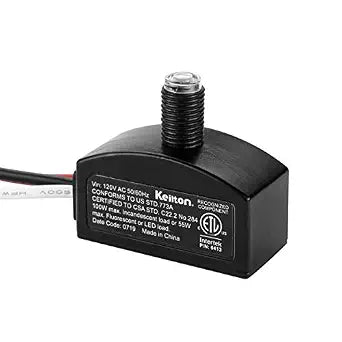 120V AC Dusk to Dawn Photocell Light Sensor, Outdoor Hard-Wired
