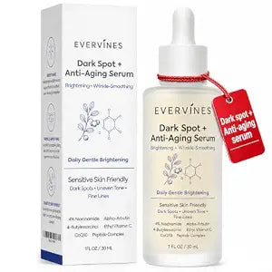 Dark Spot Corrector & Anti-Aging Serum, Niacinamide & Peptides 1 oz