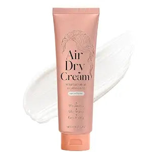 Auriscope Air Dry Cream for Hair – with Castor Oil & Coconut Oil, 3.53 Oz