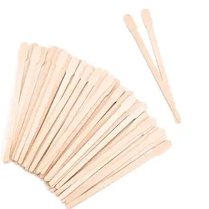 1200 Pcs Eyebrow Wax Sticks, Small Wooden Waxing Sticks, Wax Spatulas Craft Applicator Sticks for Body Hair Removal, Eyebrow Lip Nose Brow Facial Smooth, Skin-Spa Home Usage