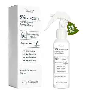 5% Minoxidil Hair & Beard Growth Serum for Men & Women