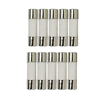 10 Pcs 250V 250mA Fast Blow Ceramic Fuse Tube 5mm x 20mm