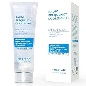 Conductive Gel for Microcurrent, Radio Frequency Gel Primer for RF Facial Machine, No Paraben, Fragrance-Free, Rich in Hyaluronic Acid, Ceramide, Instantly Soothing Skin, Long-Lasting Hydrating