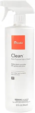 Sunbrella Clean Multi-Purpose Fabric Cleaner for Patio Cushions | 32 Fl Oz