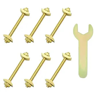 6 Pcs Countertop Connector Bolts, M8x100mm