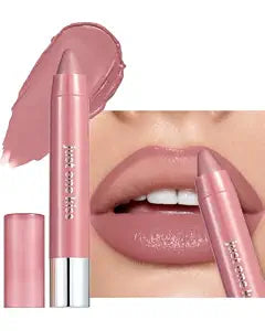 Nude Pink Hydrating Cream Lipstick Lip Crayon for Women-07