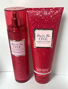 Bath and Body Works - You're the One - Gift Set - Fine Fragrance Mist & Body Cream (Packaging Varies)