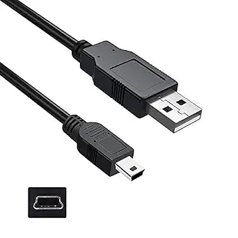 Replacement 5 FT USB Computer MAC Data Sync Charger Cable Cord for Western Digital WD Elements 2TB 3TB USB 2.0 Desktop External Hard Drive