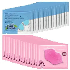 30PCS Eye Mask & Lip Mask, Bachelorette Favors, Eye Patches Chapstick Bulk