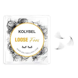 500 Premade Fans Lash Extension 10D 0.05 D Curl Promade Fans 12mm Premade Lash Fans for Eyelash Extension Middle Stem Handmade Loose Pre made Eyelash Fans Volume Soft Pointy Base (10D,0.05-D-12MM)