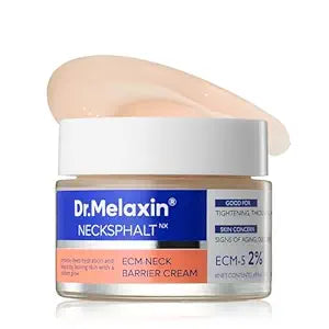 Dr.Melaxin Necksphalt Firming Cream with ECM-5 20,000ppm, Firming & Lifting Neck Cream for Wrinkles & Sagging Skin, Ceramide & Collagen for Elasticity & Radiant Glow, 1.76 fl.oz