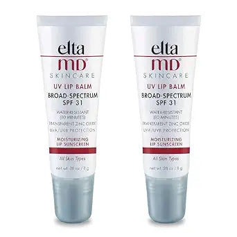 EltaMD UV Lip Balm Sunscreen, Transparent Zinc Oxide, SPF 30
