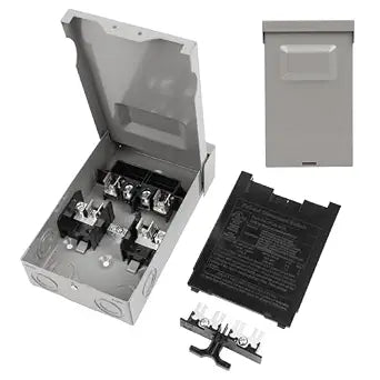 WeCooper 30Amp Fused Pull-Out AC Disconnect Switch,Included Fuse,UL Listed