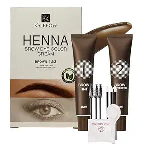 Professional Brow Tint Dye Kit ��� 1 & 2, Long-Lasting Results(