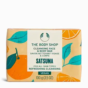 The Body Shop Cleansing Face & Body Bar | For Soft, Smooth Skin, 3.5 Oz