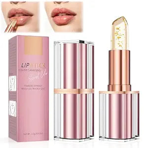 MYSQIHO 2Pcs Kivora Lipstick for Women, PH Lipstick Color Changing Long Lasting, Transferproof Clear Lip Sticks, Moisturizing Tinted Lip Balm (Pink)