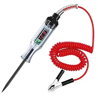 Siziviki Enhanced Auto Test Light, 3V-48V Digital Bidirectional Fuse Tester