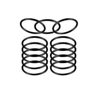 (13 Pack) Vacuum Belt 66100 Replacement Kit Round Design Compatible with Sanitaire & Eureka Vacuums SC679 C2094 Part #30563B/30563A