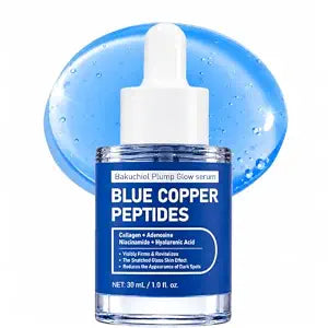 Copper Peptides Serum for Face, GHK-Cu, Bakuchiol & Hyaluronic Acid