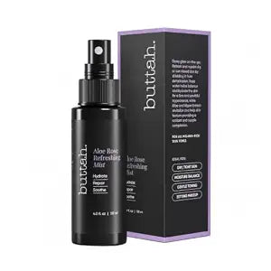 Buttah Skin by Dorion Renaud Aloe Rose Refreshing Mist 4oz - Hydrating Rose Water Face Spray - Refreshing Aloe Facial Mist - Naturally Based Skin Care for Men & Women - Black-Owned Skincare