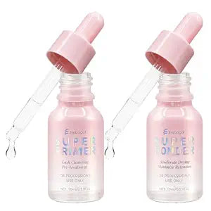 Lash Bonder and Primer Kit for Eyelash Extensions - Professional Use Only, Extending Retention Time, Reduce Irritation, Lash Supplies for Salons(15ml/0.51fl oz + 15ml/0.51fl oz)
