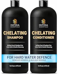Chelating Clarifying Shampoo and Conditioner Set for Hard Water & Chlorine
