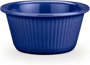 Carlisle FoodService Products Plastic Ramekins, Sauce Bowl For Catering, Kitchen, Restaurant, 3 Ounces, Cobalt Blue
