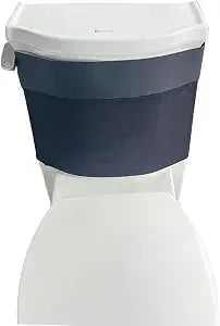 Madeals Velvet Toilet Tank Cover Soft and Absorbent, Comfortable Bathroom Toilet Tank To Fit Different Sizes Of Toilet Tank Black