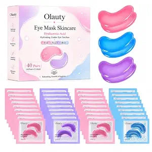 Under Eye Patches(40 Pairs), Eye Mask Gifts Set, Spa Bulk Gifts for Women