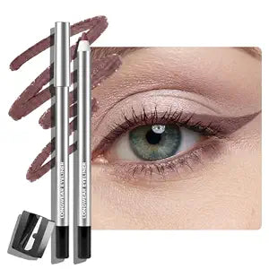 Plum Brown Gel Eyeliner Pencil for Mature Eyes,Waterproof Smooth No Pulling