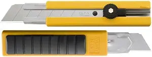 OLFA 25mm Extra Heavy-Duty Utility Knife (H-1) - Anti-Slip Rubber Inset