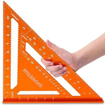 Matework Carpenter Square 12inch, Rafter Square for Woodworking Carpentry