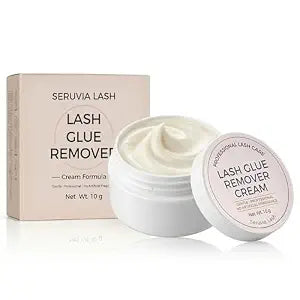 Eyelash Extension Glue Remover - For Professional Use Only - Gentle Cream Formula for Sensitive Eyes - Fast Acting 1-3 Minutes Dissolving - Non-Irritating, No Burn & Odorless - 10g