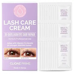 30 Days Korean Lash Repair Cream ��� Strengthens, Nourishes & Protects with Keratin & Vitamin C, Restores Damage, Prevents Breakage, Enhances Shine & Elasticity, Ideal for Post Lash Lift & Dail