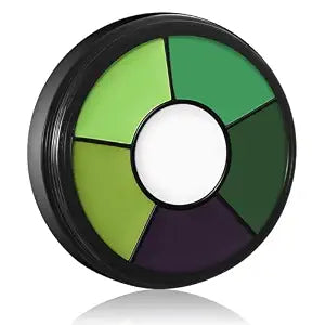 BOBISUKA Green Face & Body Paint ��������� 6 Colors Cream Washable Face Paint for Witch Beetle-Juice Frankenstein Goblin Hunting Camo Costume & Theme �������ï