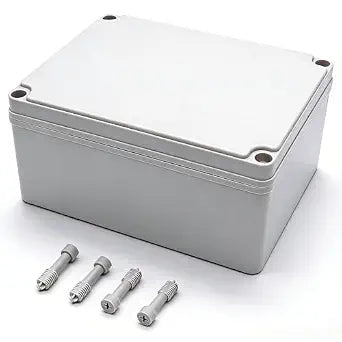 Twidec/Waterproof Dustproof IP67 Junction Box ABS Plastic Electrical Project Box DIY Case Enclosure Gray 8"x 6"x 4"(200 x 150 x 100 mm)
