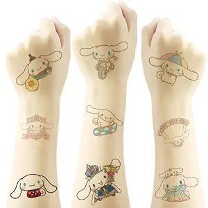 20 Sheets Cinnamoroll Temporary Tattoos, Birthday Party Favors, Cartoon Decoration Sticker Gifts for Home Activity Carnival Christmas Rewards (Cinnamorol)