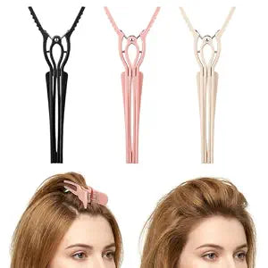 3Pcs Hair Volume Clips Set, Heatless Styling Instant Volume Natural Fluffy Volumizer Tool 4-Prong Design for Flat Hair & Root Boosting
