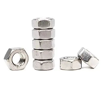 50pcs 5/16-24 Hex Nuts Stainless Steel 304 Plain Finish A2-70 18-8