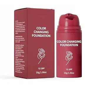 Korean Color Changing Foundation,Automatically Adjusts Makeup Application Color Changing Foundation for Mature Skin.1.06 Fl Oz