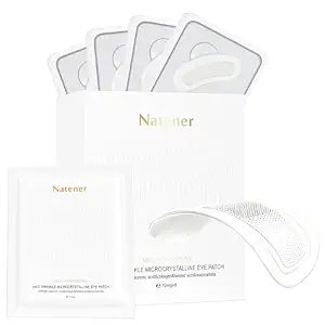 4 pairs PDRN Micro Eye Patches, Under Eye Patches for Puffy eyes, Dark Circles & Wrinkle | Hyaluronic Acid, Kojic Acid, Collagen, Peptides, Vitamin C, Niacinamide - Korean Popular Eye Care