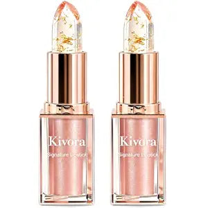 Kivora Lipstick���������2 Pack���������,Latest Rose Gold Kivora Lipstick for Mature Lips,PH Lipsticks Color Cha