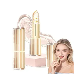 Transferproof Color Changing Lipstick, Gold Crystal Ph Lipstick Color Changing, Long Lasting 24 Hours Moisturizing Glossy Shine Lip Gloss for Women (2 Pack)