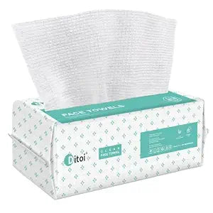 Ditoi Face Towels,Ultra Soft Disposable Face cloths-Travel Essentials