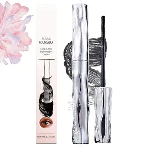 Belomontor Mascara, Zonoroy Volumizing Mascara, Waterproof Mascara Black, Curling Silver Stick, Waterproof Fiber, Curling Eyelash Iron, No Flaking, Sweat-Proof, Lengthening, Quick-Drying