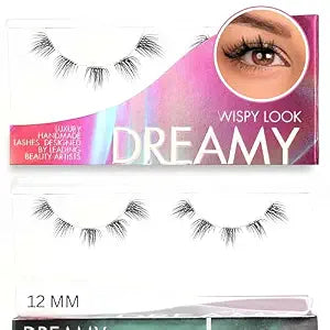GAZELLE Luxury Dreamy 12mm Natural Eyelash Clusters ��� Soft Korean Silk PBT, Wispy & Lightweight ��� 10 Day Wear ��� Handmade, Vegan, Cruelty-Free ��� W