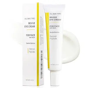Revive Eye Cream with Retinal Niacinamide,Reduces Under-Eye Bags, Fine Lines, Dark Circles and Wrinkles; Stimulates Cell Renewal & Firms Skin. Korean Skin Care 40g(1.40 fl. oz)