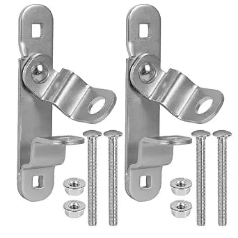 Cargo Trailer Door Hasps (Includes Bolts and Anti-Loosening Nuts)