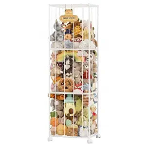Homde Kids Stuffed Animal Storage: Large Capacity in a 54" Tall Plush Tower
