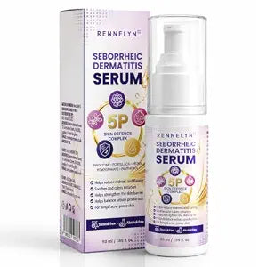 Seborrheic Dermatitis & Fungal Acne Serum: Suitable for Face, Scalp, and Body – Soothes Redness, Flaking, and Itching – Steroid-Free, 1.69 fl. oz (50 ml)